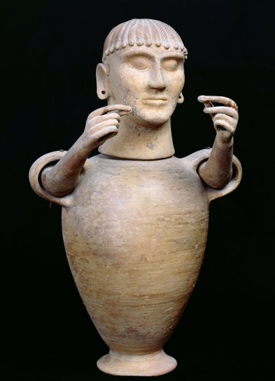 Kanopenkrug mit beweglichen Armen von Etruscan